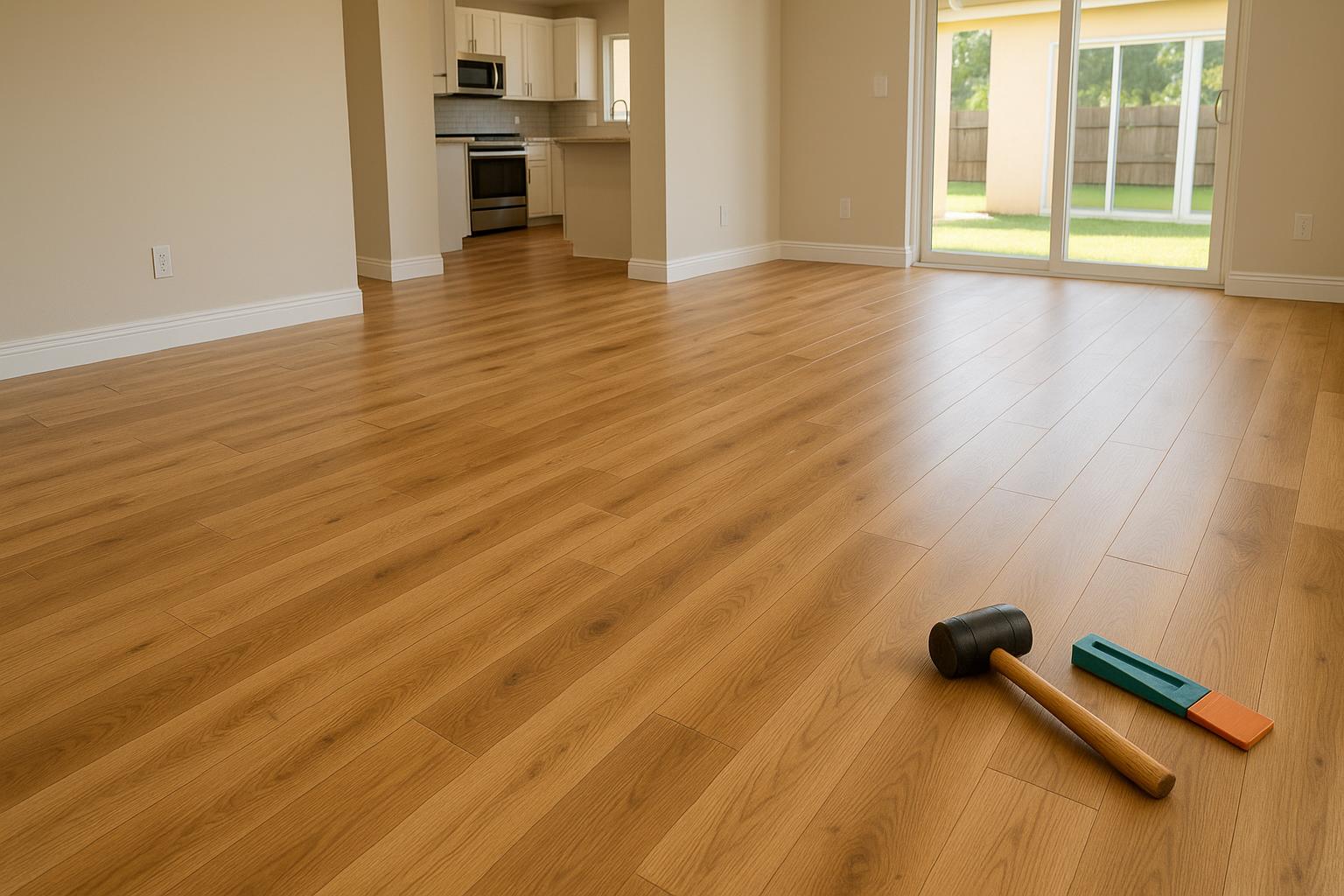 Flooring Installation service by Castle ADU Builders Sunrise